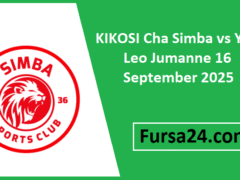 KIKOSI Cha Simba vs Yanga Leo Jumanne 16 September 2025