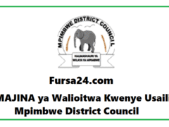 MAJINA ya Walioitwa Kwenye Usaili Mpimbwe District Council