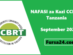 NAFASI za Kazi CCBRT Tanzania September 2025 NAFASI za Kazi CCBRT Tanzania September 2025