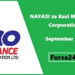 NAFASI za Kazi Mo Finance Corporation September 2025