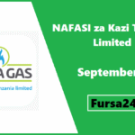 NAFASI za Kazi Taifa Gas Limited September 2025