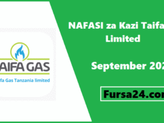 NAFASI za Kazi Taifa Gas Limited September 2025 NAFASI za Kazi Taifa Gas Limited September 2025
