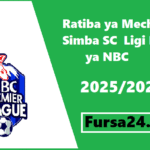 Ratiba ya Mechi za Simba SC  Ligi Kuu ya NBC 2025/2026