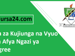 Sifa za Kujiunga na Vyuo vya Afya Ngazi ya Degree