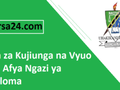 Sifa za Kujiunga na Vyuo vya Afya Ngazi ya Diploma