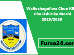 MAJINA Waliochaguliwa Chuo Kikuu Cha Ushirika Moshi 2025/2026 (MoCU Selected Applicants)